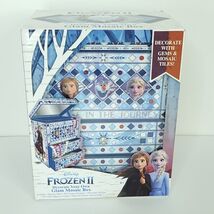 Disney FROZEN II Jewelry Box Mirror Decorate Your Own Glam Mosaic Gem Bo... - $27.10 CAD