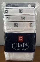 Vintage (1986) Chaps 38 Men&#39;s Large 100% Cotton Briefs Pack Of 3 Tighty ... - $53.45