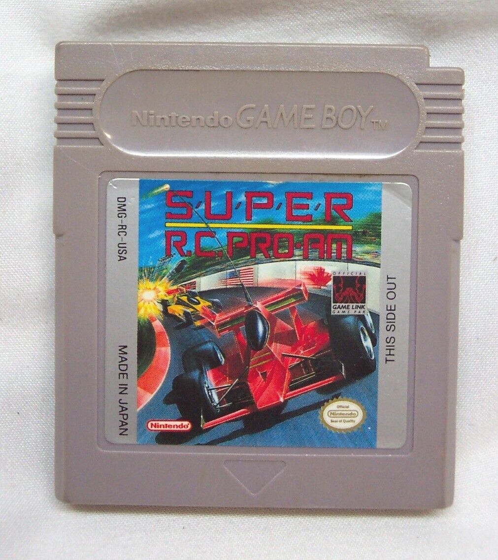 Vintage SUPER R.C. PRO-AM Nintendo Game Boy VIDEO GAME CART Cartridge 1991 - £11.68 GBP