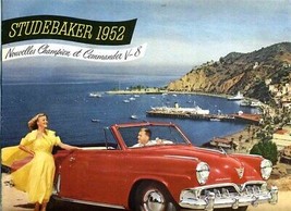 The NEW 1952 Studebaker Brochure in FRENCH Great Color Pictures All Models - £59.88 GBP