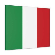 Italy Country Flag Canvas Vibrant Wall Art Unframed Home Decor - £58.68 GBP+