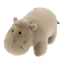 NICI Hippo Gray Stuffed Animal Plush Toy Standing 10 inches 25cm - $18.00
