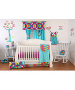 One Grace Place 10-34118 Terrific Tie Dye Infant 3 Piece Crib Bedding Set - $101.82