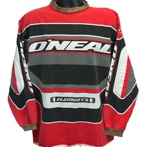 O&#39;Neal Racing Elements Vintage 90s T Shirt Large MTB Motocross USA Mens White - £35.41 GBP