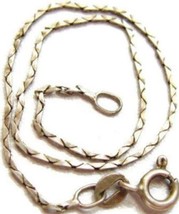 7.75&quot; Bracelet Sterling Silver Patina Grams 1.23 Italy AMC 925 Vintage - $34.64