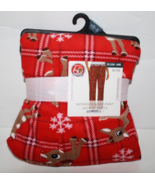 Rudolph The Red Nose Reindeer Pajama Pants WOMENS 3X 22 W 24 W Red Pocke... - $10.83