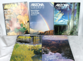 Arizona Highways Magazine 1985-1986 Lot Of 5 Vintage Books-Oct.85-Jan, Feb, Oct. - £22.13 GBP