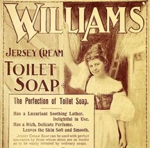 Williams Jersey Cream Toilet Soap 1897 Advertisement Victorian Hygiene A... - $24.99