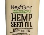 NextGen Sweet Pineapple &amp; Honeydew Melon Hemp Seed Oil Body Lotion  12 F... - £8.80 GBP