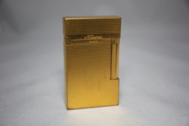 S.T. Dupont Ligne 2 Yellow Gold Diamond Head Lighter - $695.00