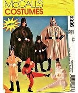 OOP McCall&#39;s Costume Pattern P219 or 2336. Childs Sz 2/3 Ninja; Caped Su... - £11.59 GBP