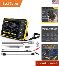 2.8-Inch Portable Oscilloscope - Built-in Battery &amp; Auto Settings for Ea... - $55.50
