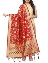 Banarsi Dupatta Silk Zari ethnic Indian Chunni Women/Girls Wedding/partywear FR - £21.31 GBP