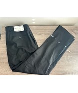 Calvin Klein Mens Black Slim Fit Dress Pants Size 38W X 32L Polyester/Ra... - €34,24 EUR