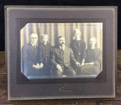 Antique Vtg Early 1900s Cabinet Photo Family Portrait Lacey Studios Holland MI - £23.73 GBP