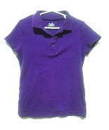 Girl&#39;s Justice Purple Polo Shirt. Size 7 - £6.13 GBP