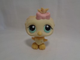 2005 Littlest Pet Shop Tan Cream Owl Bird #147 Aqua Blue Eyes - £1.51 GBP