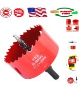 Versatile 70mm HSS Hole Saw with Arbor - Ideal for Wood &amp; Metal Projects - $18.80