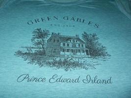 NEW Womens XXL ANNE OF GREEN GABLES SHIRT Blue PRINCE EDWARD ISLAND CANADA - £19.46 GBP