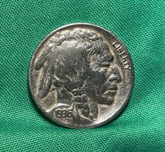 1936 D Indian Head Buffalo RF Nickel 5 Cent Piece VF Very Fine 5c US Coin - £16.04 GBP