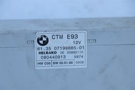 BMW E93 Convertible Soft Top Roof Control Module 07199885 image 2