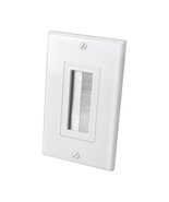 Wall Plate 1G Brush WHT by Monster - Jhiu MfrPartNo 140675-00 - $28.13 CAD