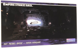 Empire Strikes Back Widevision Trading Card 1995 #40 Rebel Base Main Hangar - $2.48