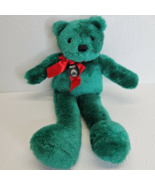 Rare Vintage Applause Green Bear Plush &quot;Evergreen&quot; with Radio City Pin L... - $13.12