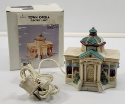 M) Wang International Town Opera Center Christmas Village Light Porcelain House - £9.48 GBP