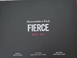Fierce Icon Cologne Gift Set ABERCROMBIE & FITCH discontinued  body spray gel - $267.30