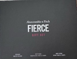 Fierce Icon Cologne Gift Set ABERCROMBIE &amp; FITCH discontinued  body spray gel - £213.40 GBP