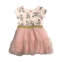 Disney Infant Girl&#39;s Pink Mickey &amp; Minnie Mouse Heart Dress - Size: 12 M... - $11.61