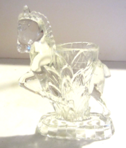 LE Smith  Prancing Glass Horse Small Vase Clear - £149.06 GBP