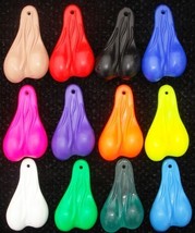 YELLOW Tone Biker Ballz Truck Nutz Bumper Balls Bull Nuts 4 inches Tall - $9.59 CAD
