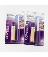 Lot of 2 Covergirl Simply Ageless Triple Action Concealers #310 LIGHT NEW - €12,49 EUR