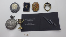 Harry Potter Pin lot of 6 Loot Crate Exclusives &amp; Pocket Watch - £31.89 GBP