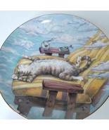 Danbury Mint Collectors Plate Cat Day Afternoon by Gary Patterson Comica... - £23.79 GBP