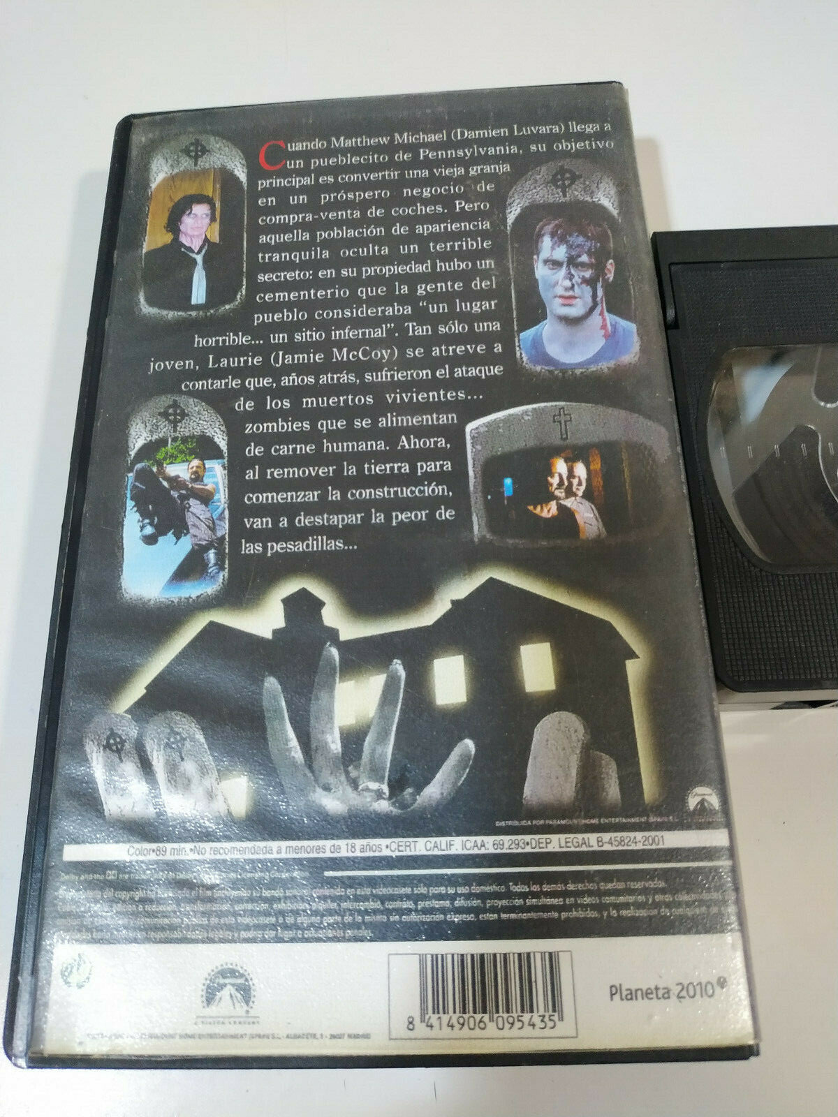 I Figli De I Muertos Viventi Tor Ramsey Terror - VHS Cinta Tape Español Item image 4