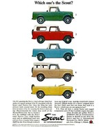 1964 International Scout - Promotional Advertising Poster - £26.37 GBP