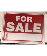 LOT OF 5 X FOR SALE Sign — 9x12&quot; inch Weatherproof Plastic Sell Cars, Pr... - $276.73 MXN