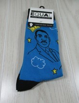 Equal MLK Martin Luther King men women socks blue One Size Stand for som... - $8.31