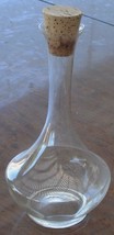Vintage Blown Glass Carafe - Cork Stopper - Vgc - Great Shape - Wonderrful Piece - £15.56 GBP