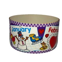 NEW Thick Paper Poster Strip Pk For School Classrooms, Months Of The Year - $20.67