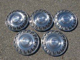 Factory original 1970 Ford Mustang 14 inch hubcaps wheel covers - £65.62 GBP
