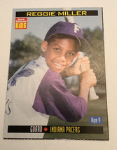 Reggie Miller 1999 Sports Illustrated for Kids SI Baseball Pose Indiana Pacers - £2.63 GBP