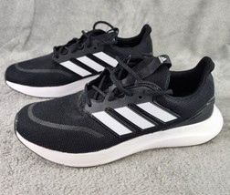 Adidas Energy Falcon Shoes Mens Size 9 Black White Athletic Running Sneakers - £32.57 GBP