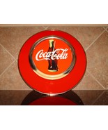 18&quot; Coca-Cola Wall Clock Plexiglass Works Great  - £39.30 GBP