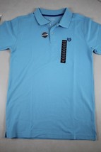 CHAPS Stretch Boy&#39;s Short Sleeve Blue Polo Shirt size XL (18-20) New - $22.76