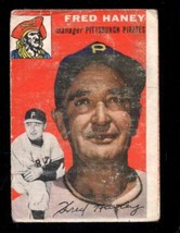 1954 Topps #75 Fred Haney Poor (Rc) Pirates Mg (Mc) *X65779 - £1.92 GBP