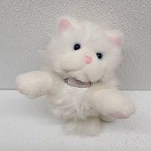 American Girl Isabelle’s Pet White Cat Tutu Stuffed Animal Kitten Plush 6&quot; - £15.50 GBP